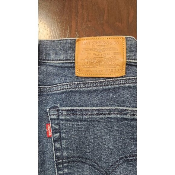 Levis Premium Lot Skinny Taper Jeans Slim Fit Stretch Womens Size W30 L30 - Picture 4 of 12
